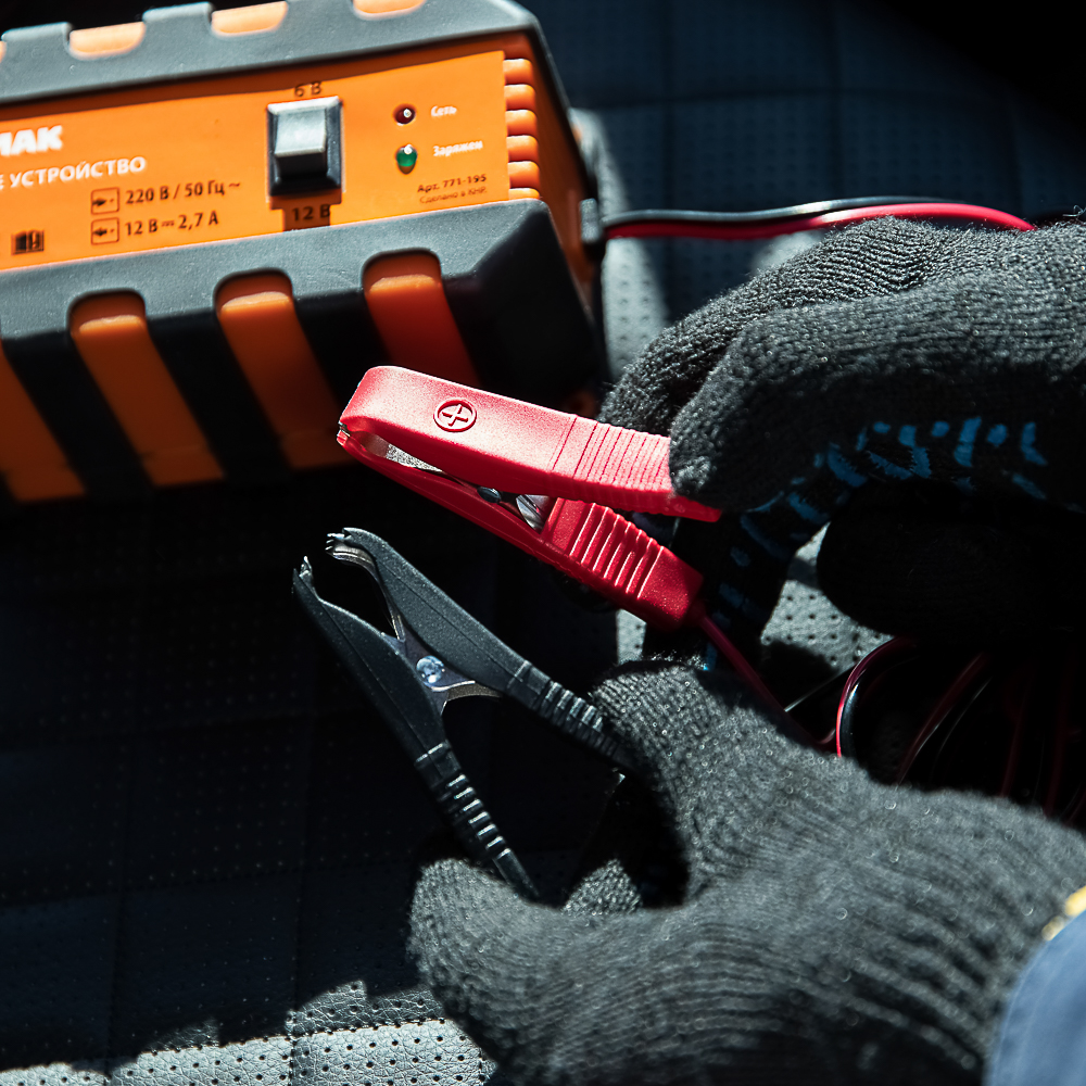 ЕРМАК Зарядное устройство импульсное, автомат, 2.7 A, 6В/12В, пластик корпус - #10