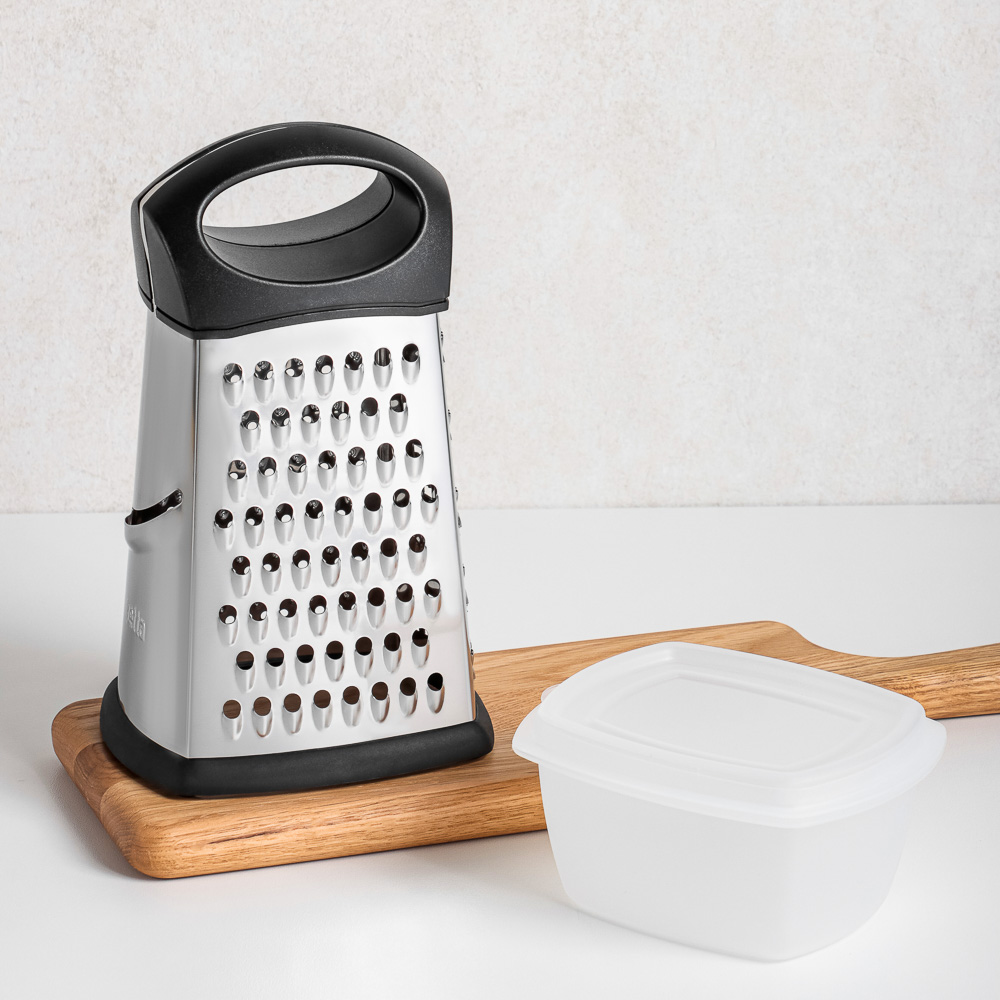 VETTA Терка 4-х сторонняя с контейнером 23см, нерж. сталь, FG0426-9SB - #9