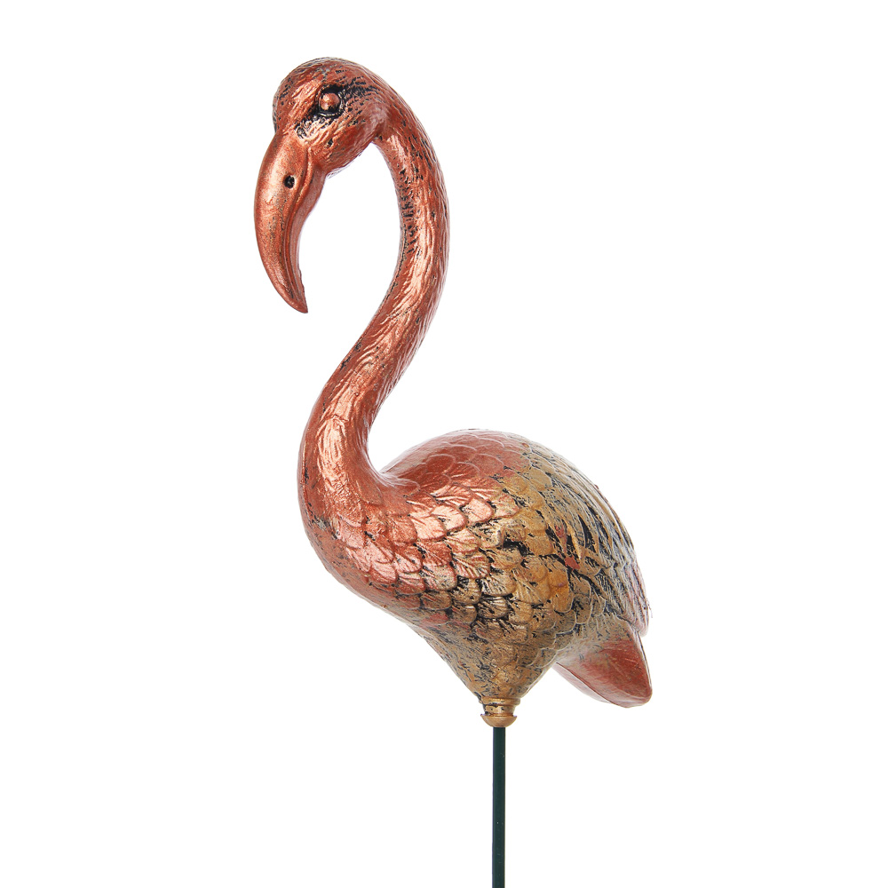 Фигурка на стержне "Фламинго" тм INBLOOM, 15х5х60см, пластик, металл - #3