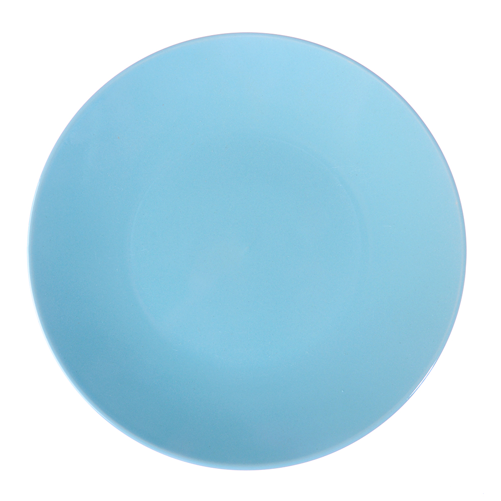 Тарелка десертная d.20 см, керамика, синяя, "Глянец" - #1