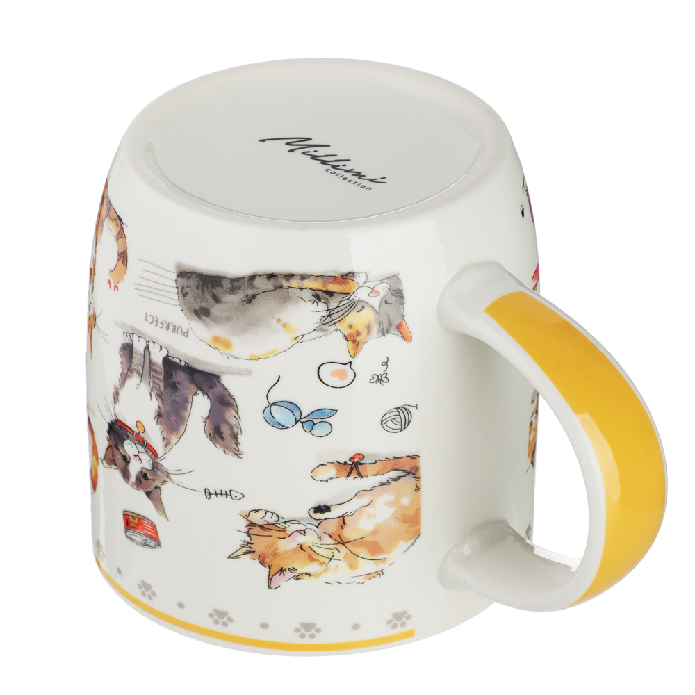 MILLIMI Кошкин дом Кружка 360мл, фарфор, 4 дизайна - #6