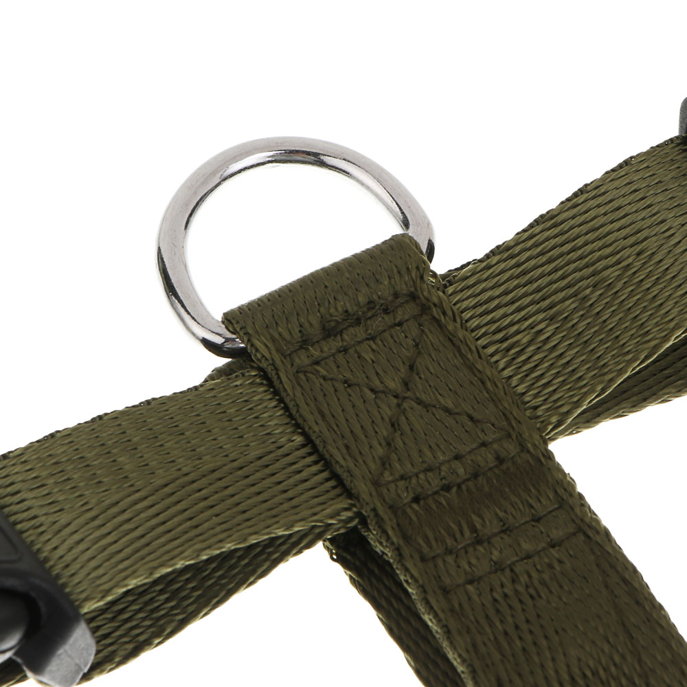 Шлейка для животных тм VETTA, нейлон, хаки/беж, обхват шеи 35-50см, обхват груди 45-55см, размер M - #5