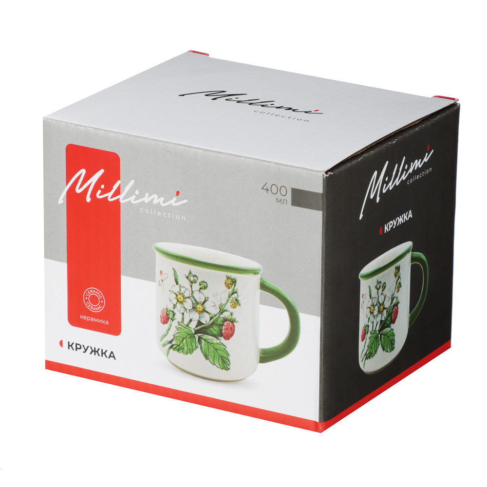 MILLIMI Земляника Кружка, 400мл, керамика - #6