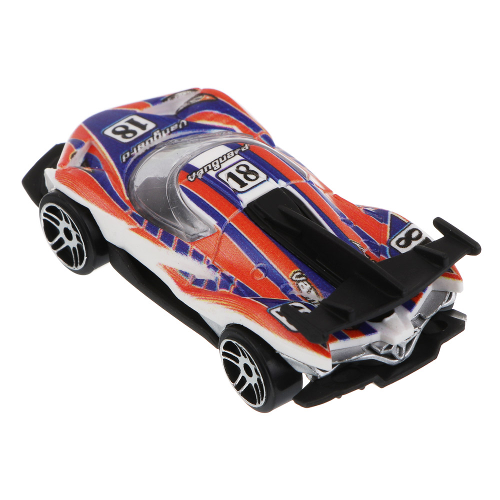 ИГРОЛЕНД Набор машинок, 6 шт, "Автоспорт", PP, 33,1х12,1х3,3 см, 2 дизайна - #8