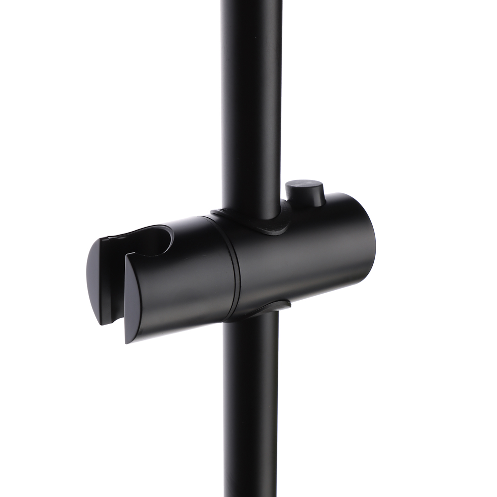 СоюзКран Стойка с набором для душа, лейка 1 режим, шланг 150см, стойка 60см, черный - #4