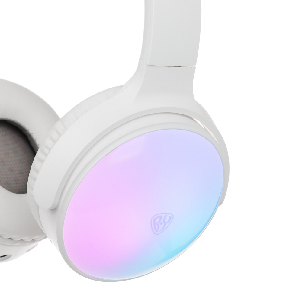 BY Наушники беспроводные полноразмерные PopKids, 300мАч, BT5.4, белый - #3