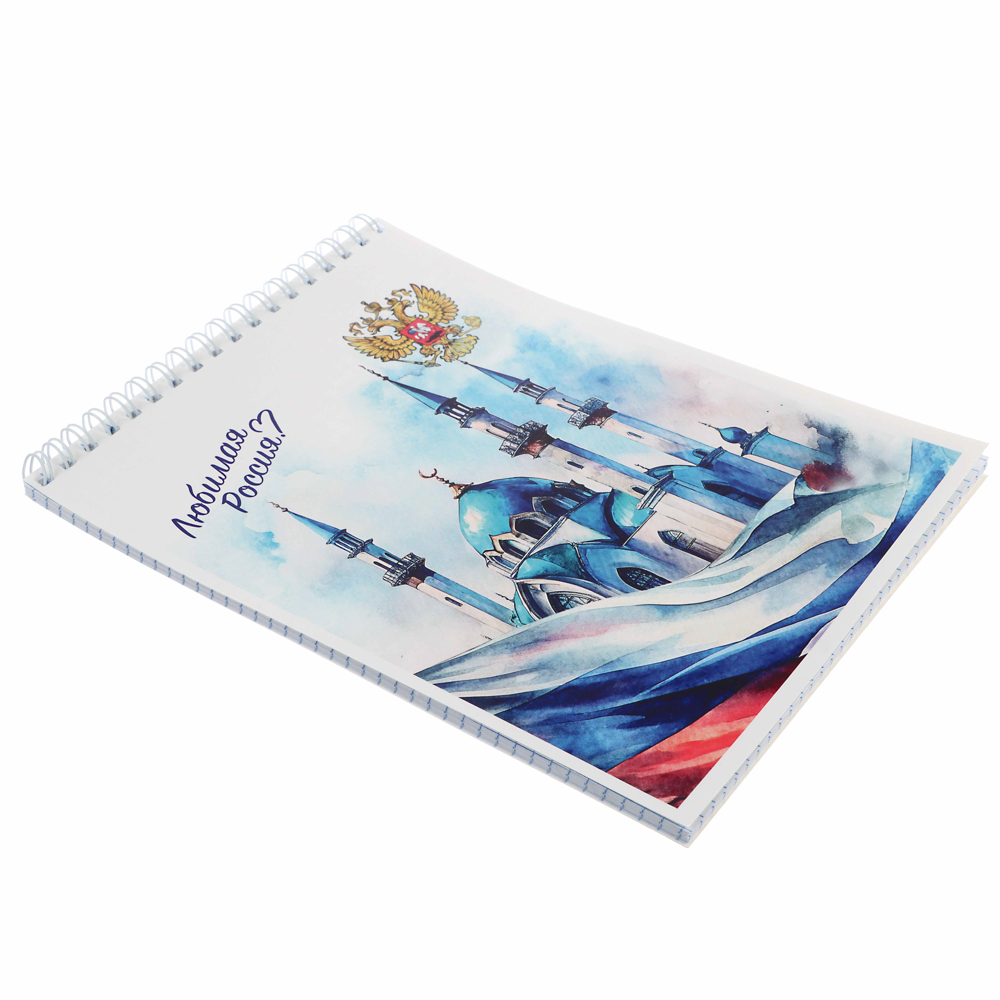 ClipStudio Блокнот А5, 40 листов, офсет, обложка картон, спираль, в клетку 8 диз. - #10