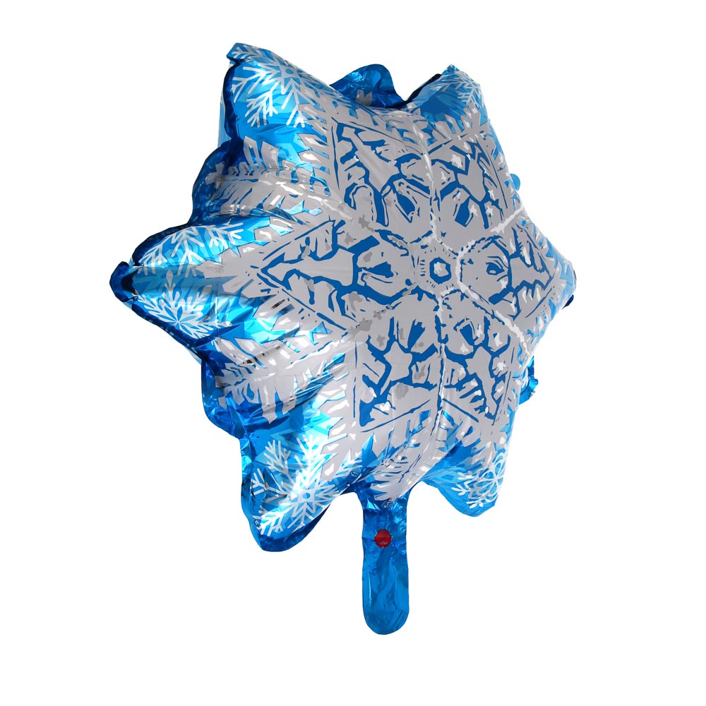 Шар воздушный фольгированный тм Fntastic "Снежинка", 50x58 см - #3