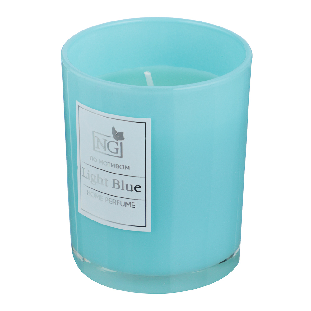 NEW GALAXY Ароматизированная свеча Home perfume 140гр. Light Blue - #3
