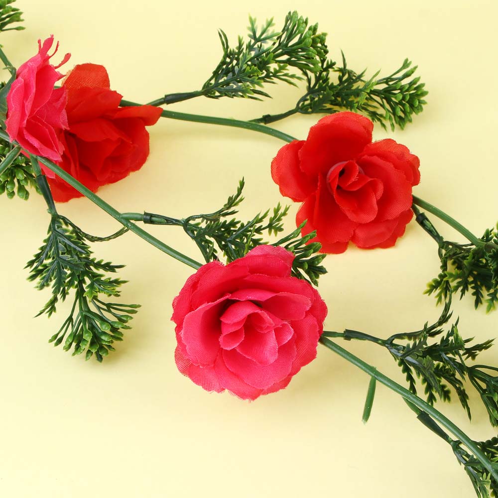 LADECOR Растение искусственное "Лиана с розами" 1,7 м, пластик, полиэстер, 2 цвета - #8
