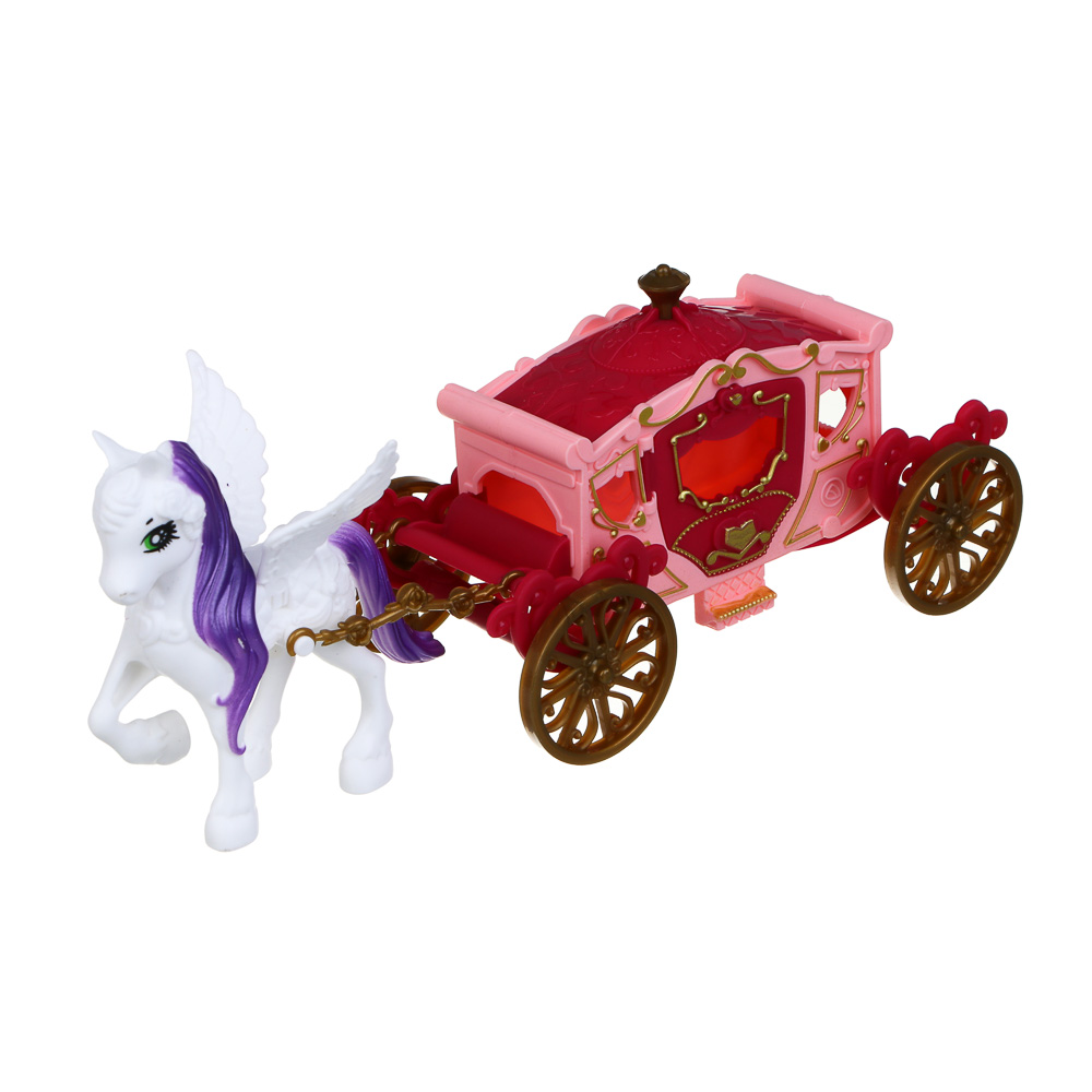 ИГРОЛЕНД Набор мебели с каретой и куклой "МиниМир", ABS, 22х6,8х21 см, 2 вида - #5