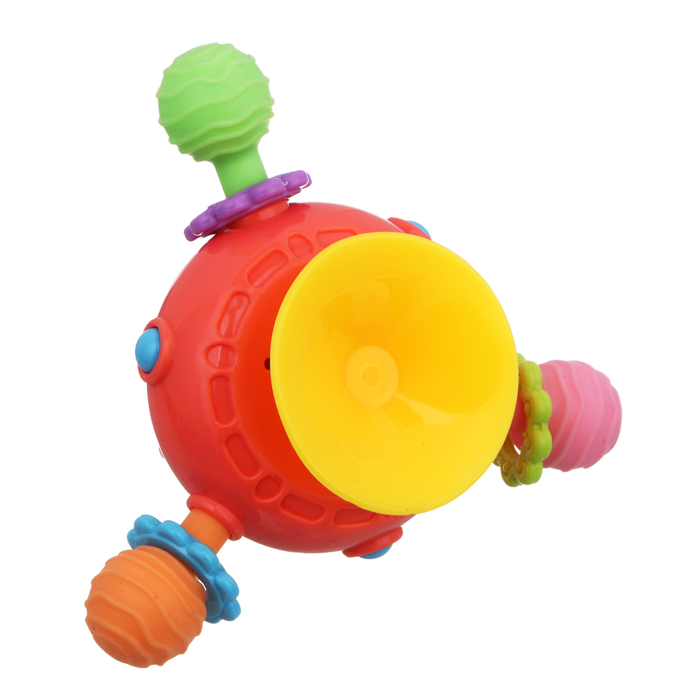 Развивающая игрушка ИГРОЛЕНД на присоске, ABS, TPE, PVC, 11х9х7см - #7
