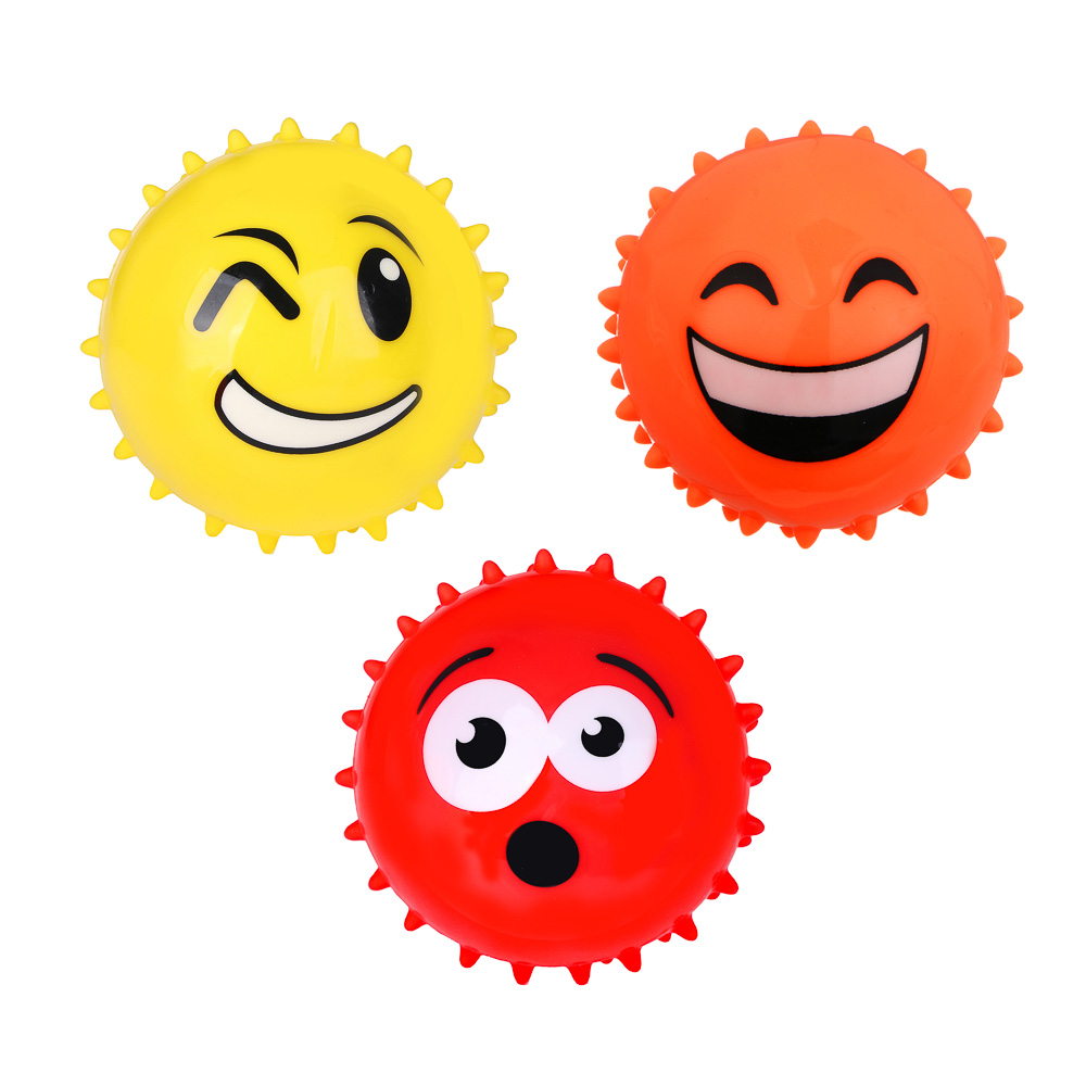 Мяч детский "Ёжики", тм BY SPORT,  8см, ПВХ, 36г (+-10%) - #1