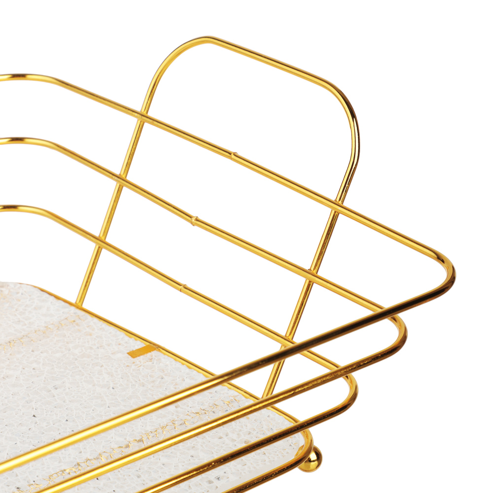 SATOSHI Кантри Корзина для фруктов 27х23х10см, сталь, акрил - #3