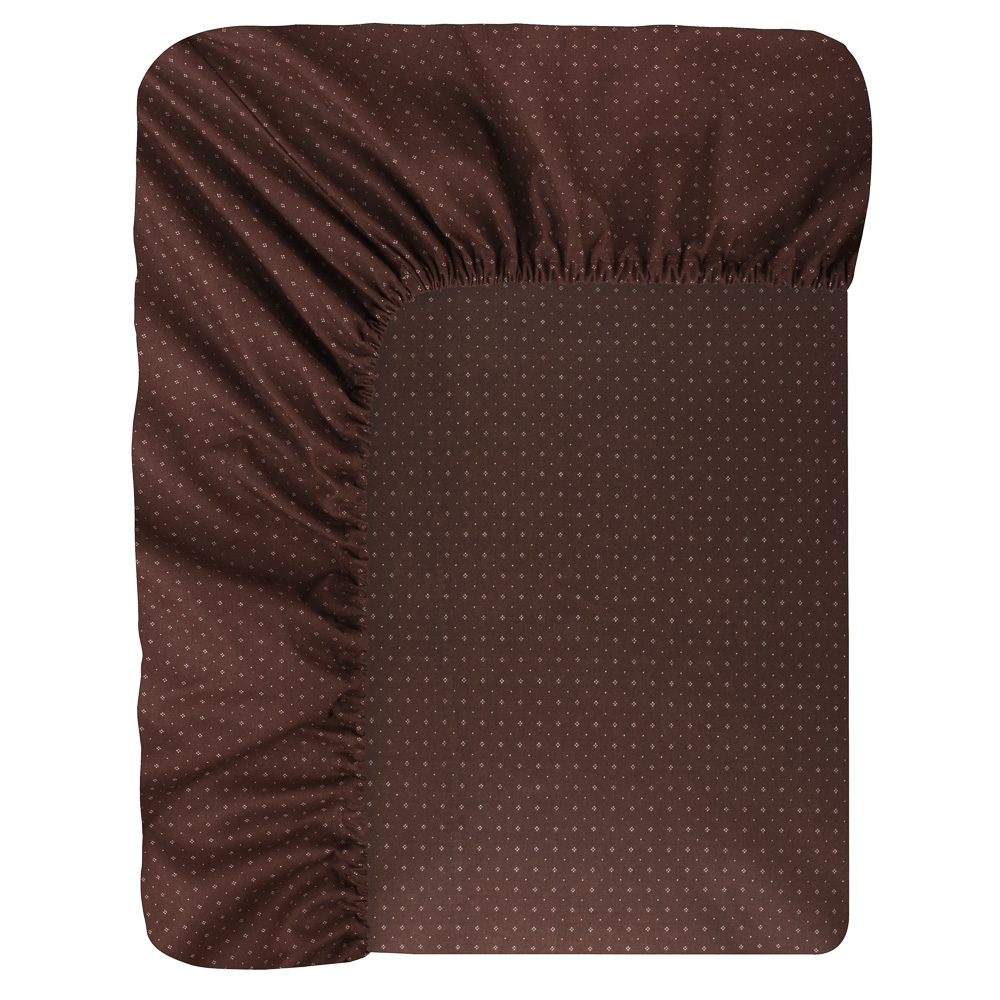 PROVANCE Мосс Простыня на резинке 180х200х20см, 100% хлопок, бязь, 2 дизайна - #1