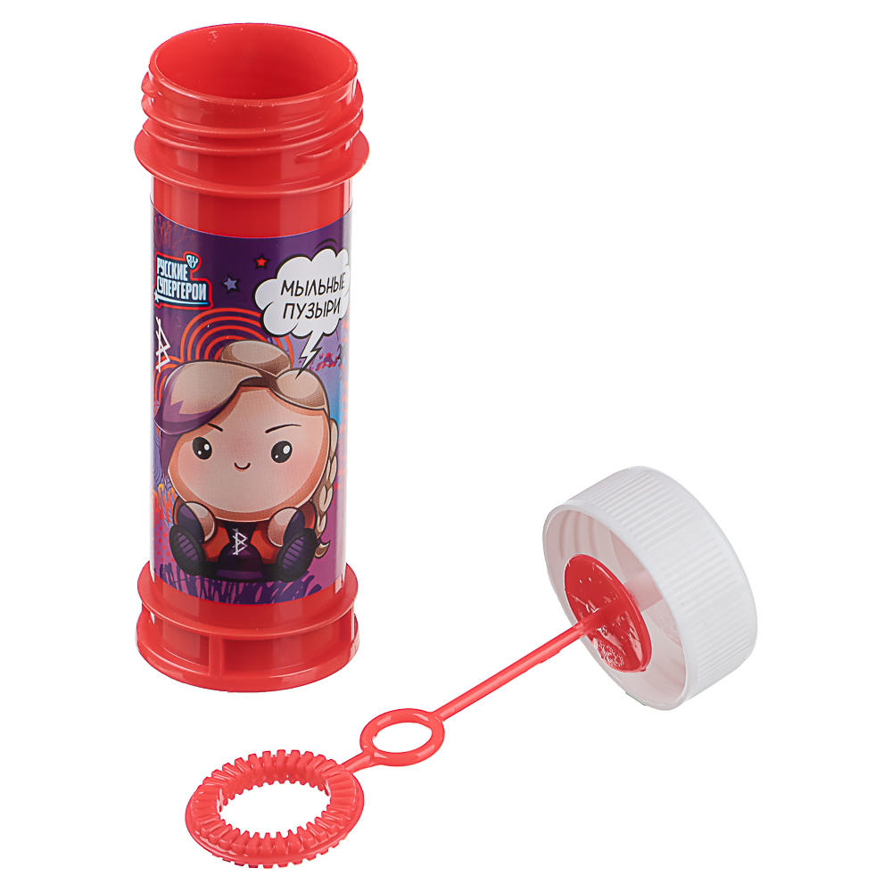 Мыльные пузыри "Русские Супергерои", BY, 50мл, мыльный раствор, пластик, 6 дизайнов - #12