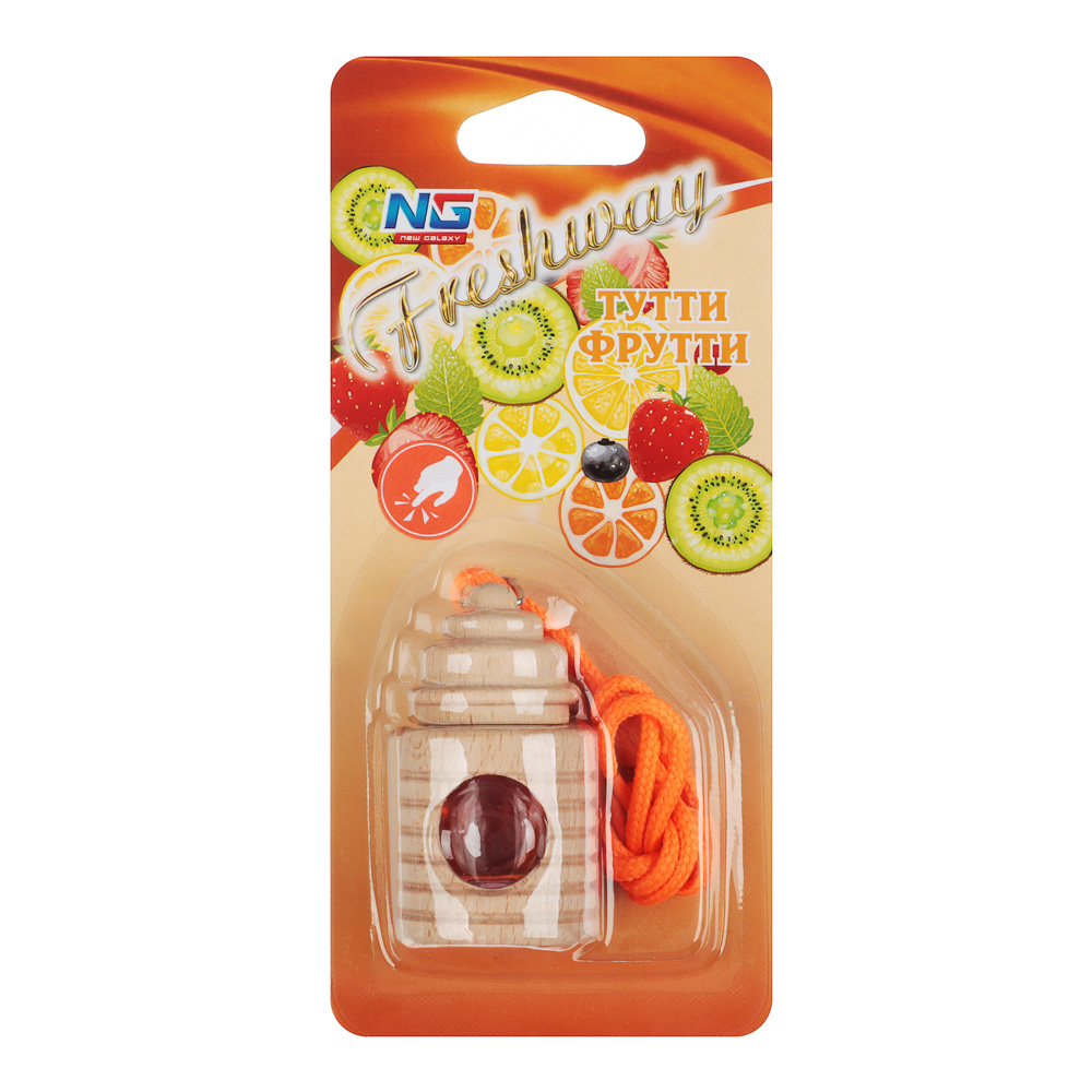NEW GALAXY Ароматизатор подвесной Freshway, 5 мл,тутти фрутти - #1