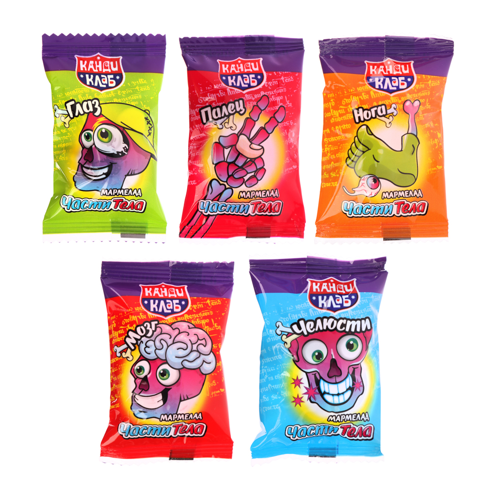 Мармелад "CRAZY GUMMY. Части тела" 10гр - #1