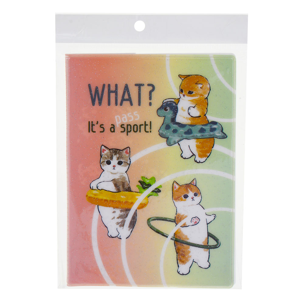 Обложка на паспорт тм ЮL с блестками, ПВХ, 13,6х9,5см, 6 дизайнов - #6