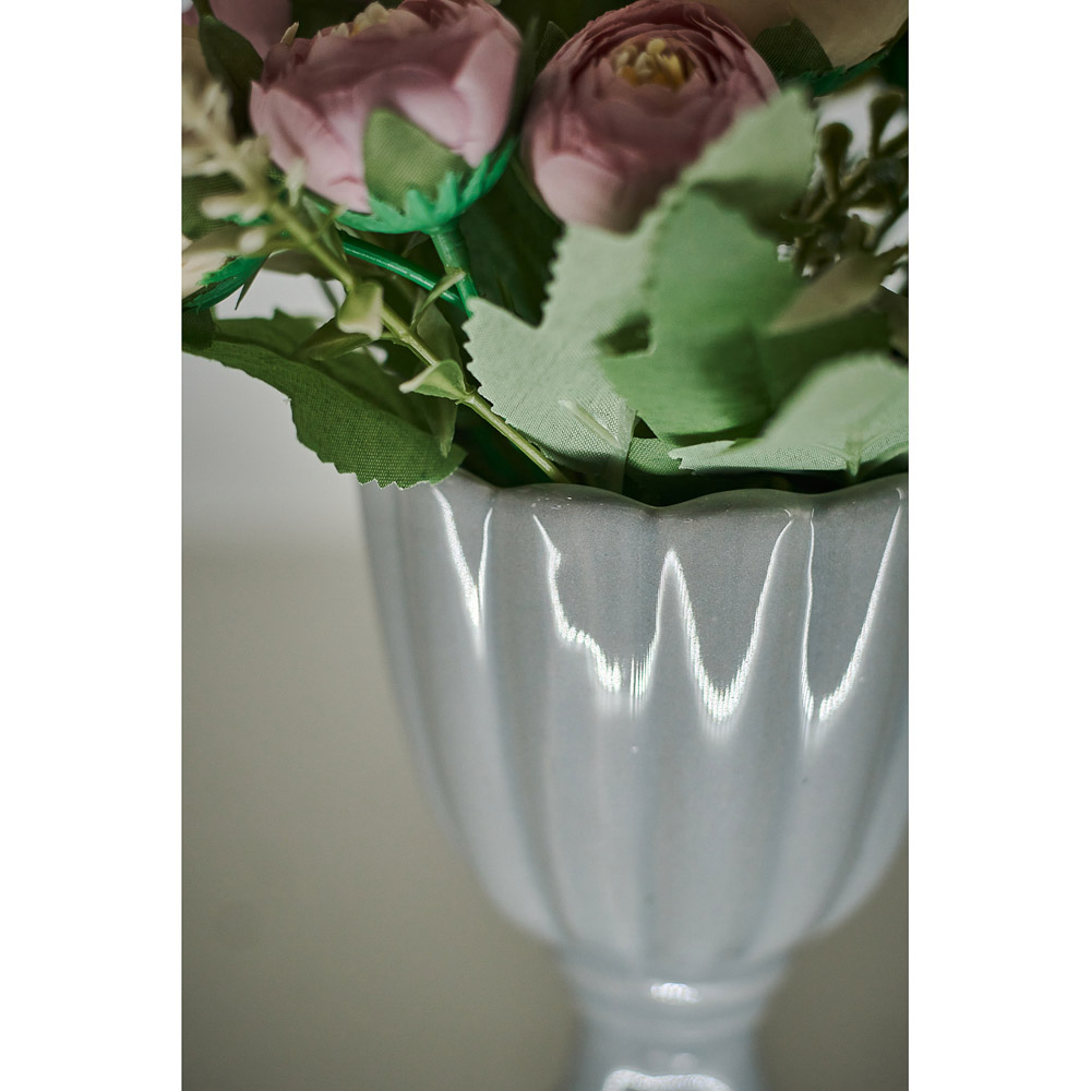 Цветочная композиция Ladecor в керамическом кашпо, ваза - #5