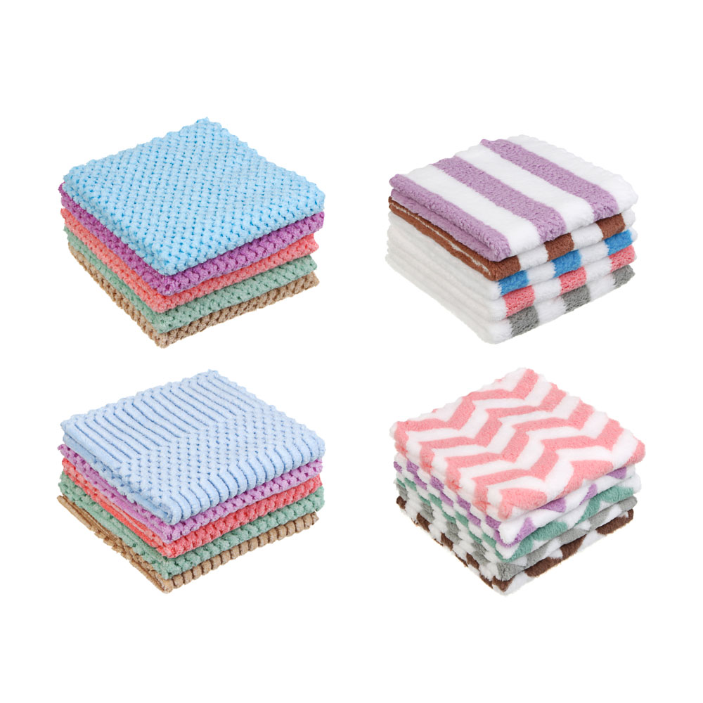 Набор салфеток 5 шт тм VETTA, 30х30 см, 210 г/кв.м., микс дизайнов, полиэстер - #1