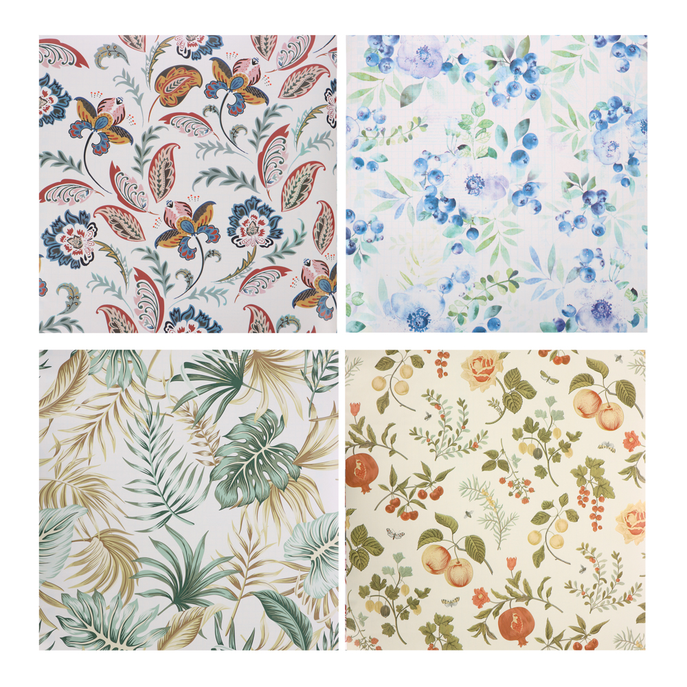 VETTA Пленка самоклеящаяся, 45см х 8м, ПВХ, "Цветы", 4 дизайна - #1