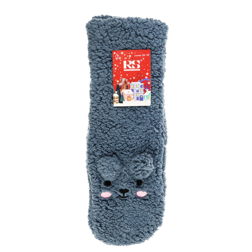 Носки женские домашние высокие "Хюгге", тм RS, 100% полиэстер, р. 36-39, RST1,2 - #5