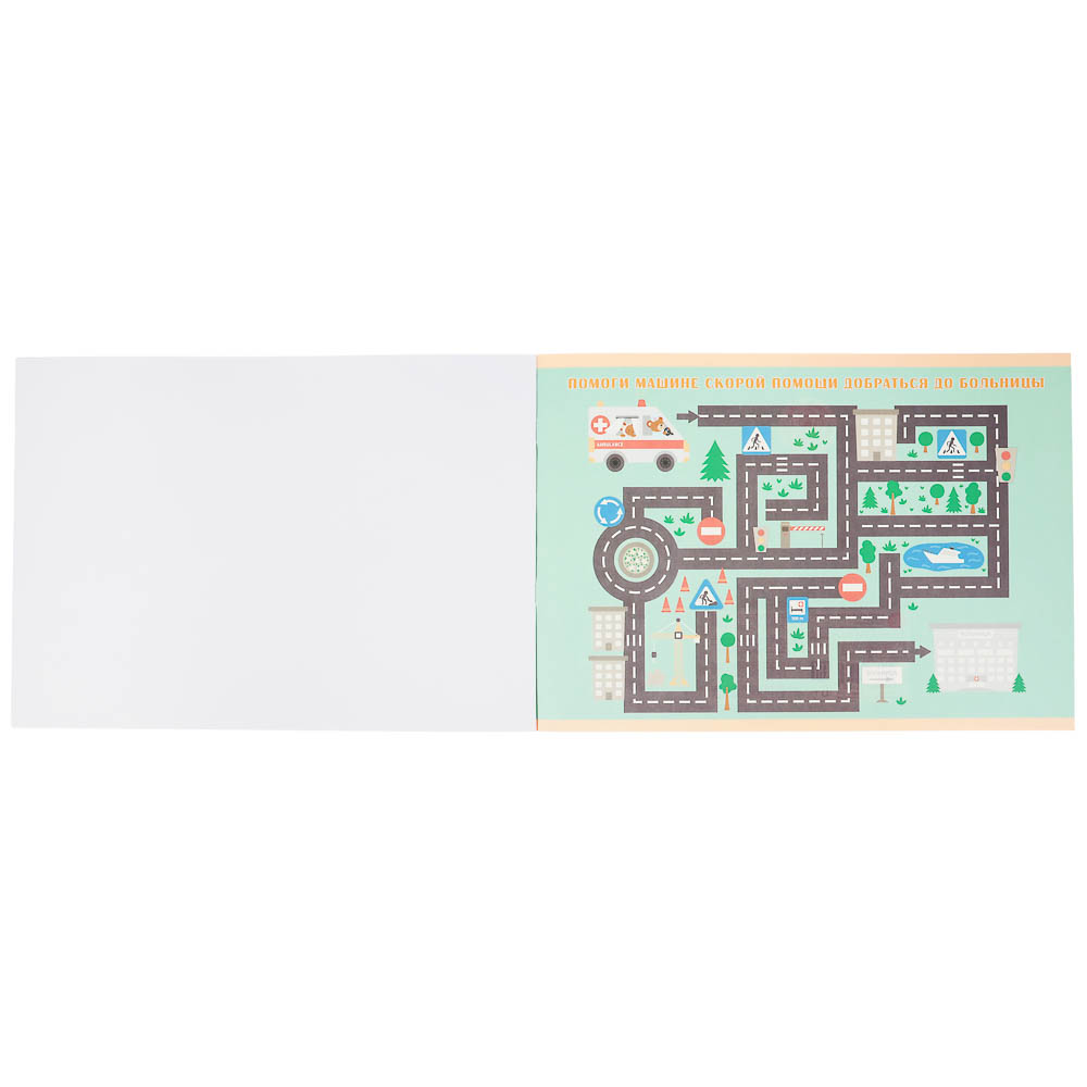 Альбом для рисования A4 20л., офсет 110г/м2, скрепка, в ассортименте - #5