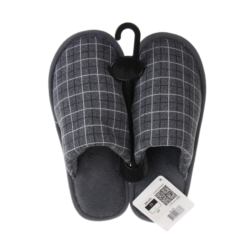 Обувь домашняя, размер 40-41, цвет серый, #10 - #5