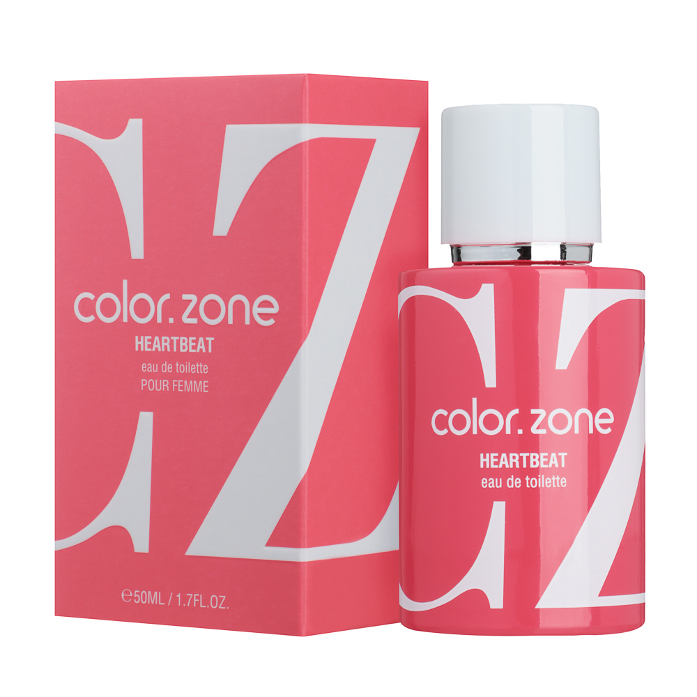 Туалетная вода женская тм UNIQUE color.zone Heartbeat, 50 мл - #1