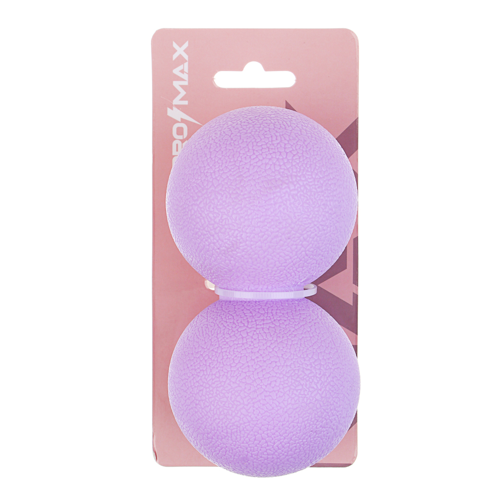 SILAPRO MAX Мяч массажный, сдвоенный, фиолетовый, 12х6см, ТРЕ - #3