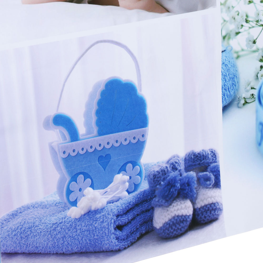 Пакет подарочный бумажный, 32x40x10 см, 128 гр, 4 дизайна, BABY - #3