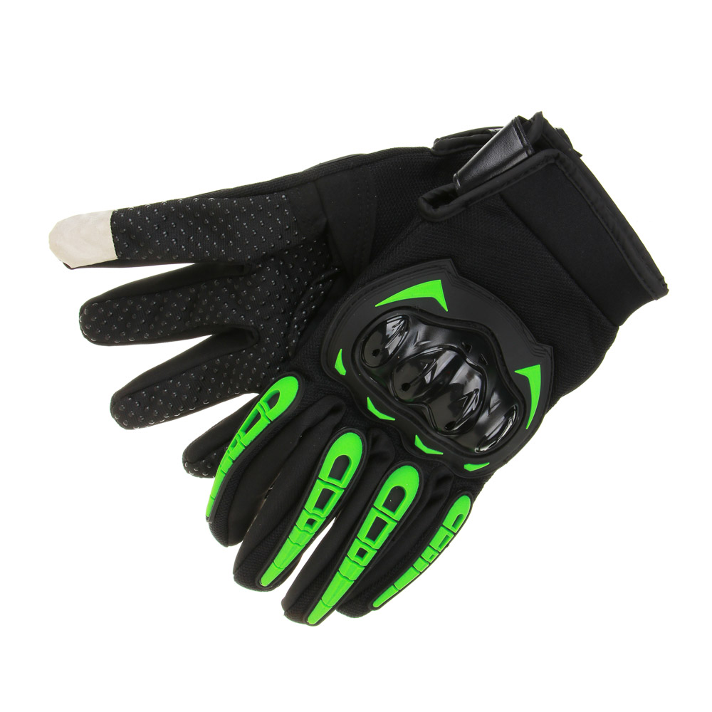 NG Перчатки мотоспорт, зеленые, с защитой, размер XL:9-9,5см, полиэстер - #3
