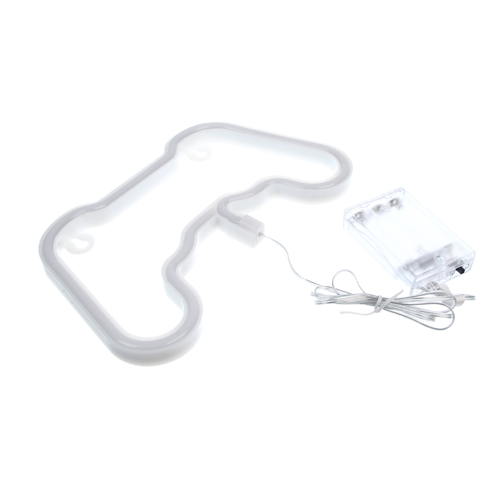 Светильник неоновый тм LADECOR 20x21 см, батарейки ААх3 (не в комплекте) - #6