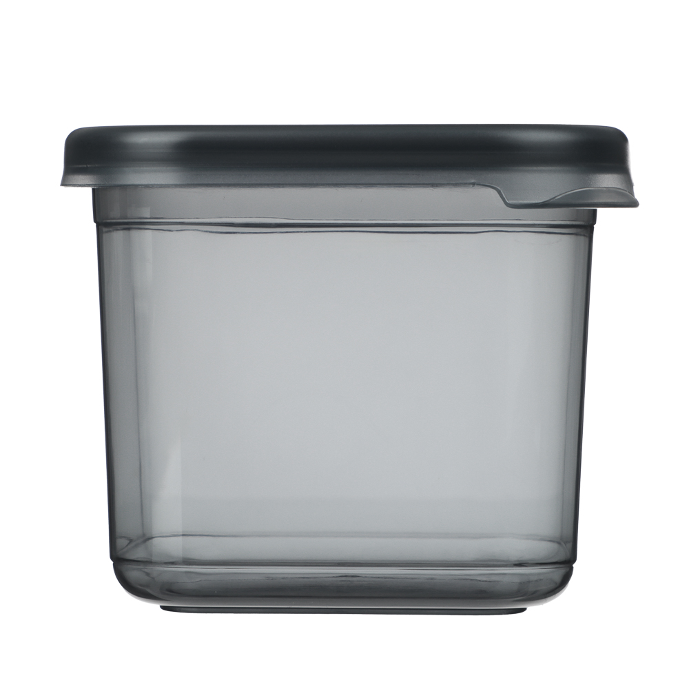 Ёмкость для сыпучих продуктов 0,7л 110х105х95мм, пластик, графит - #4