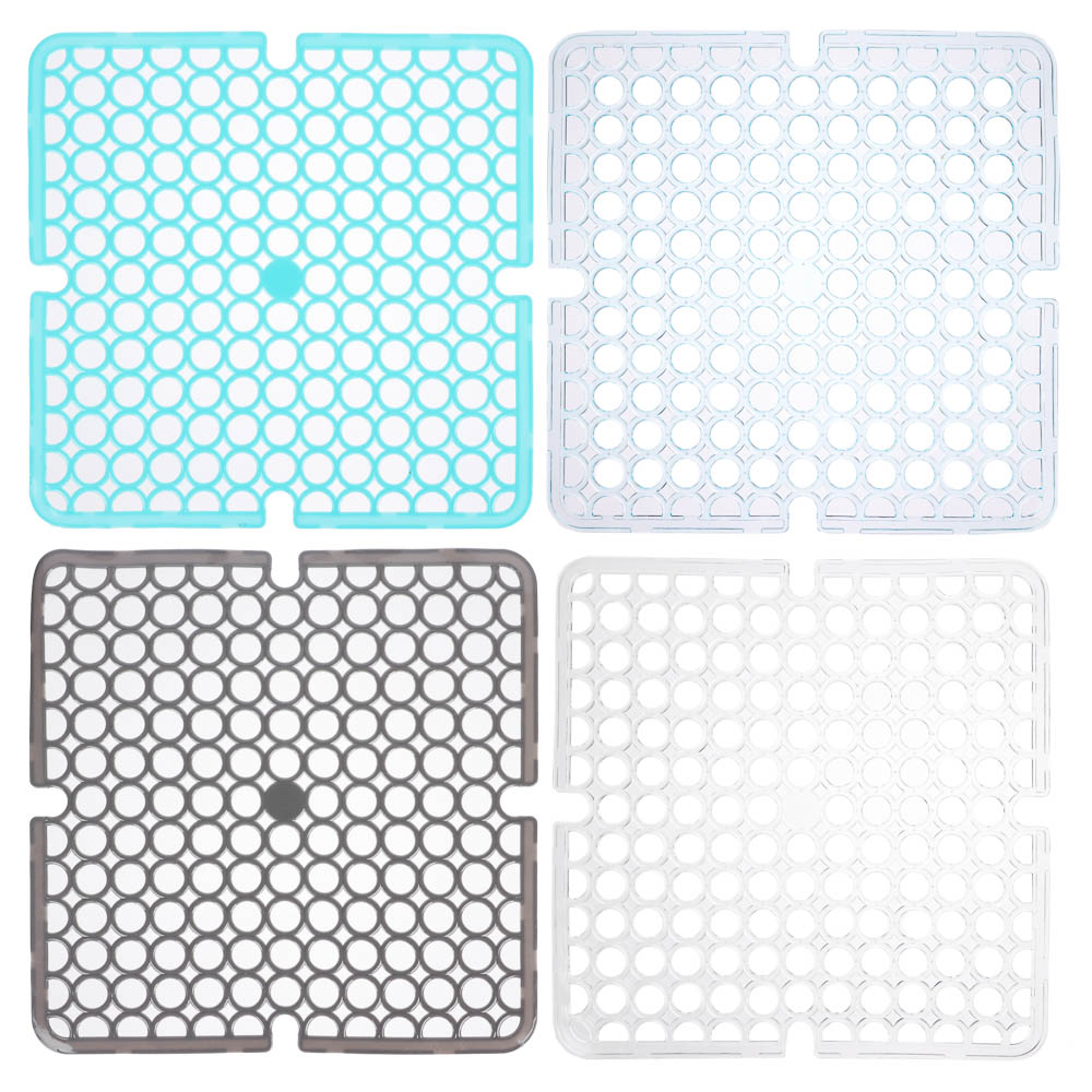 Коврик в раковину противоскользящий тм VETTA Кругляш, 27,5х27,5см, ПВХ, 4 цвета - #1