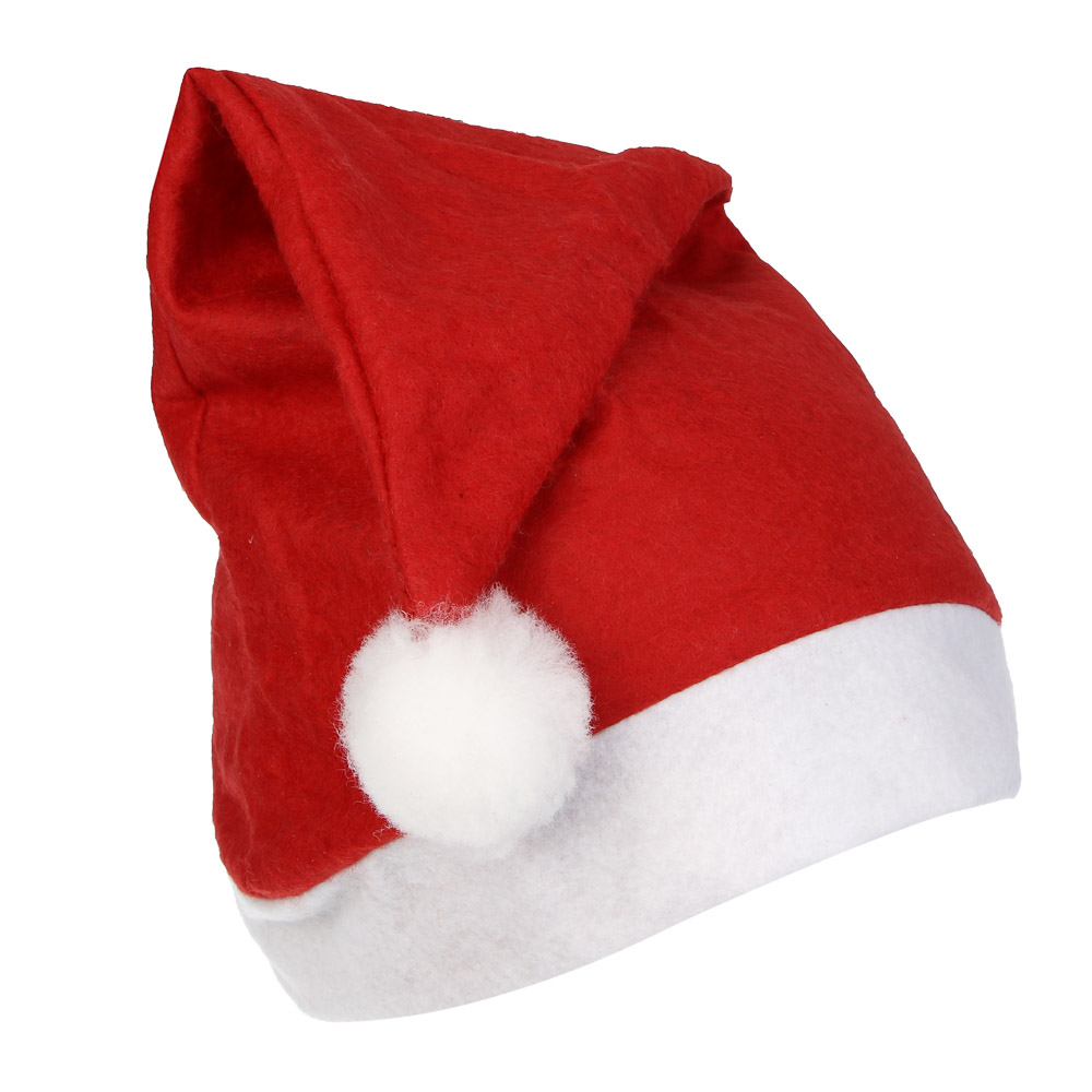 СНОУ БУМ Колпак новогодний, 28x36см, полиэстер, красный - #1