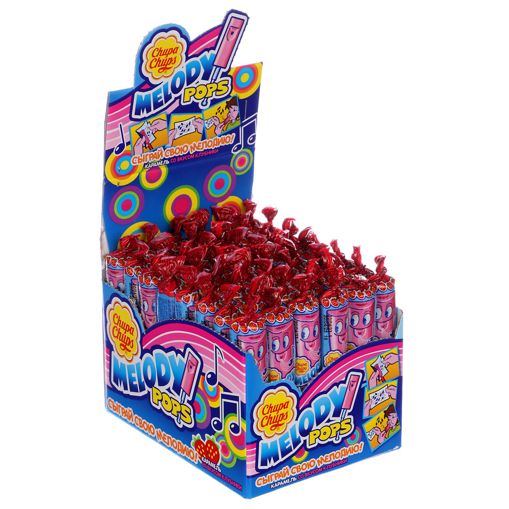 Карамель Chupa Chups Melody Pops со вкусом клубники 15 г. - #3