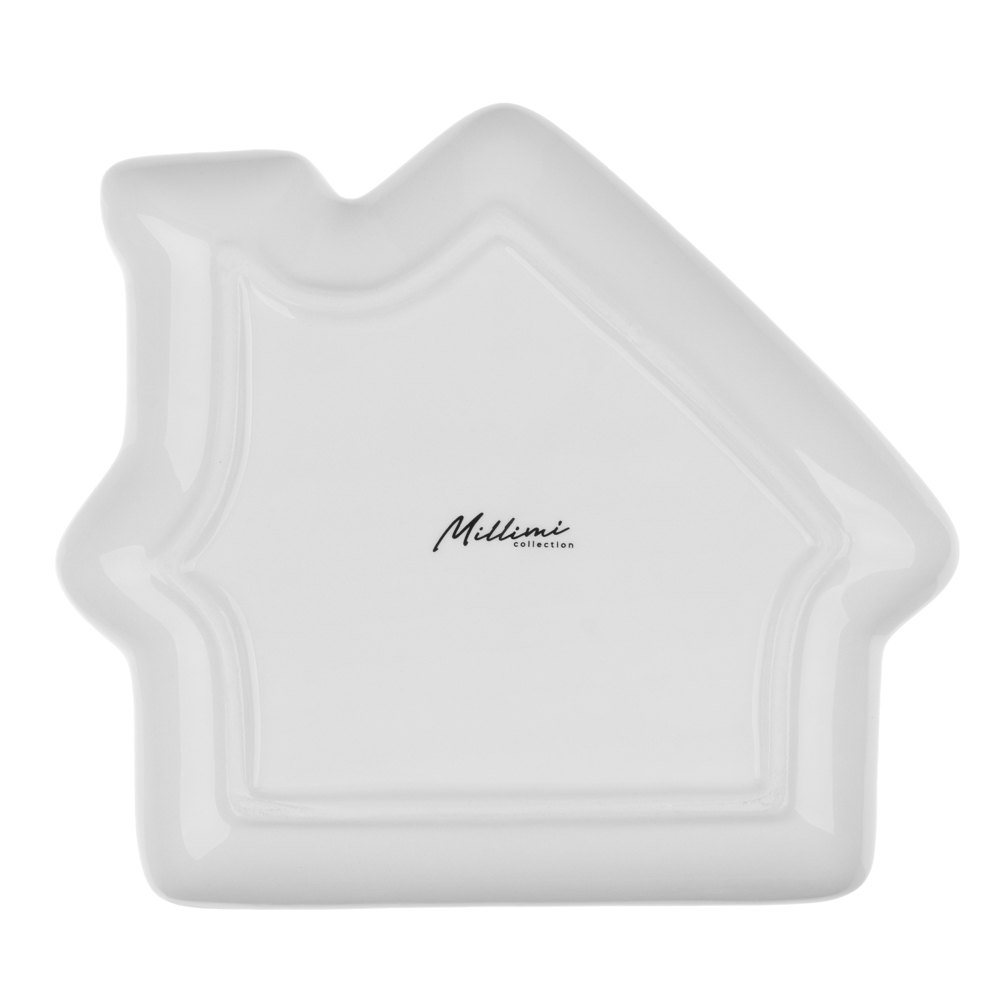 MILLIMI Щелкунчик Блюдо в форме домика, 20х18х3см, керамика - #4