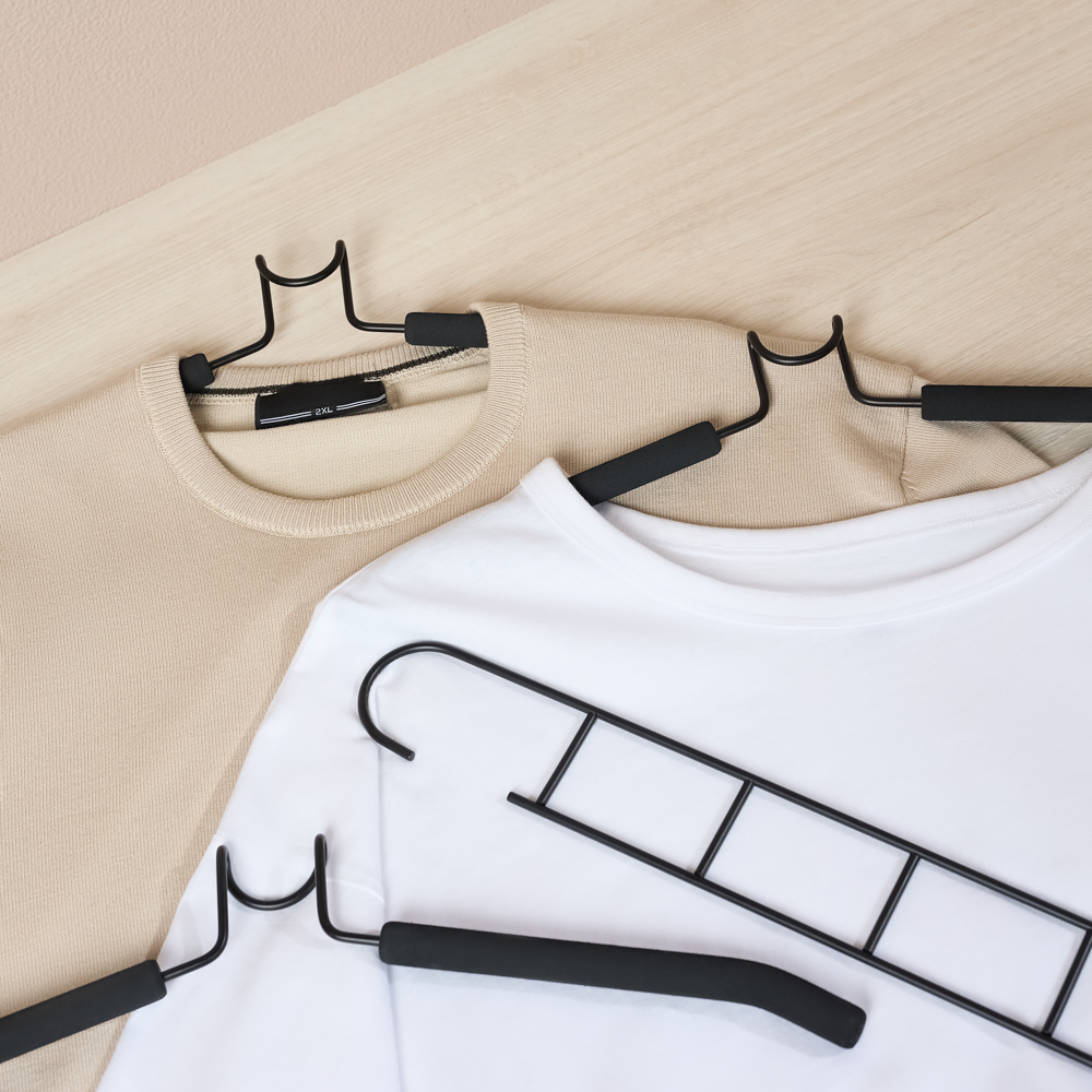 VETTA Вешалка-органайзер на 5 вещей с покрытием из вспененного ПВХ - #9