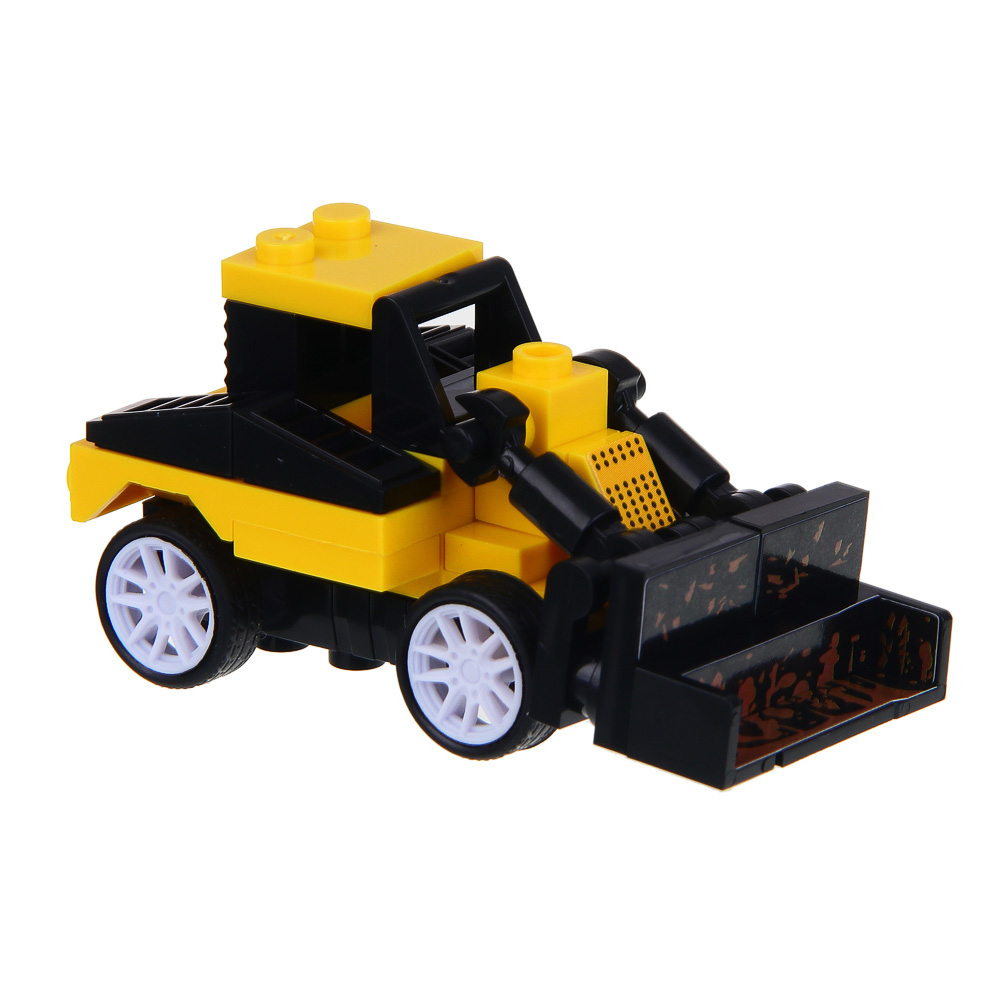 ИГРОЛЕНД Конструктор Городские машины, 45-48 дет., 19x12x2 см, 8 дизайнов - #4