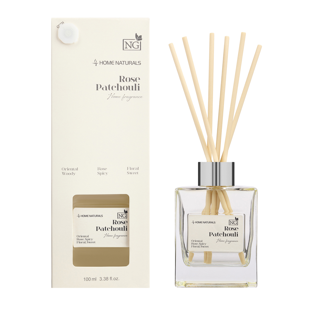 NEW GALAXY Диффузор Home Naturals 100 мл., Rose Patchouli - #1