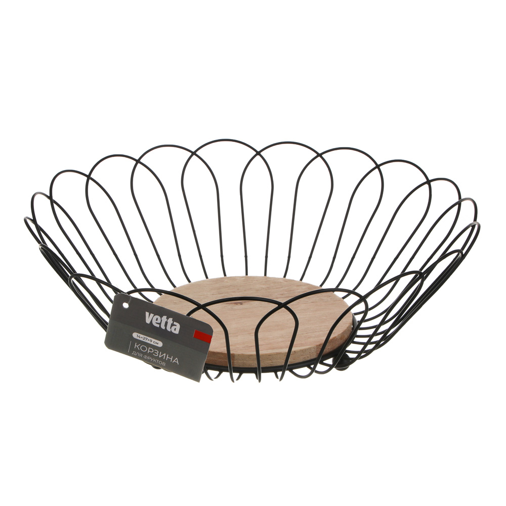 Корзина для фруктов тм Vetta углеродистая сталь, 14x27x9см - #5