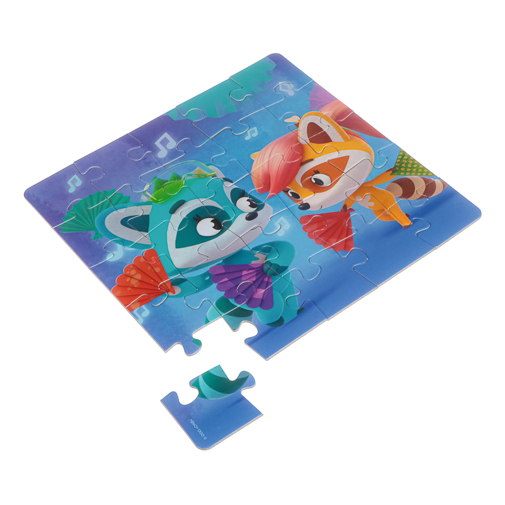 Енотки.Пазл.25Эл. Танец с веерами, 15x4x15см - #4