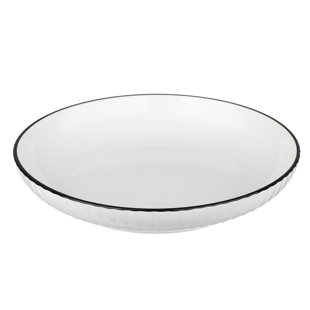 MILLIMI Соло Тарелка 600мл, 20х4см, фарфор - #1