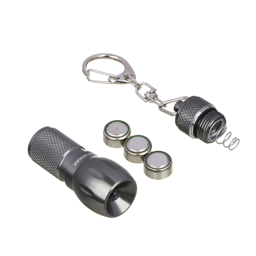 ЕРМАК Фонарик-брелок, 1 LED, 1 режим, 3хLR44, 5,6х2см - #3