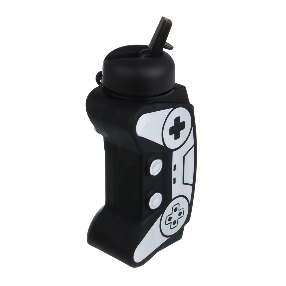 Бутылка для воды тм LADECOR "Джойстик", 600 мл, силикон, 2 вида - #4