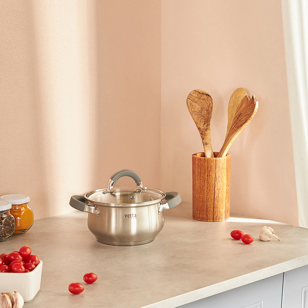 VETTA Вена Кастрюля 16х9,5см. 1,9л. со стекл. крышкой, индукция - #12