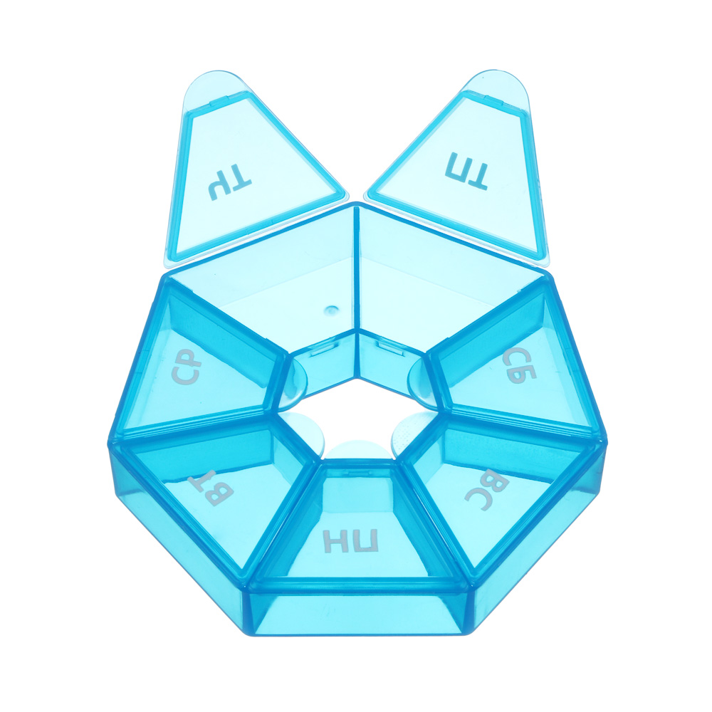 VETTA Бокс для таблеток, пластик, "Неделька" 8,5см, 3 цвета - #4