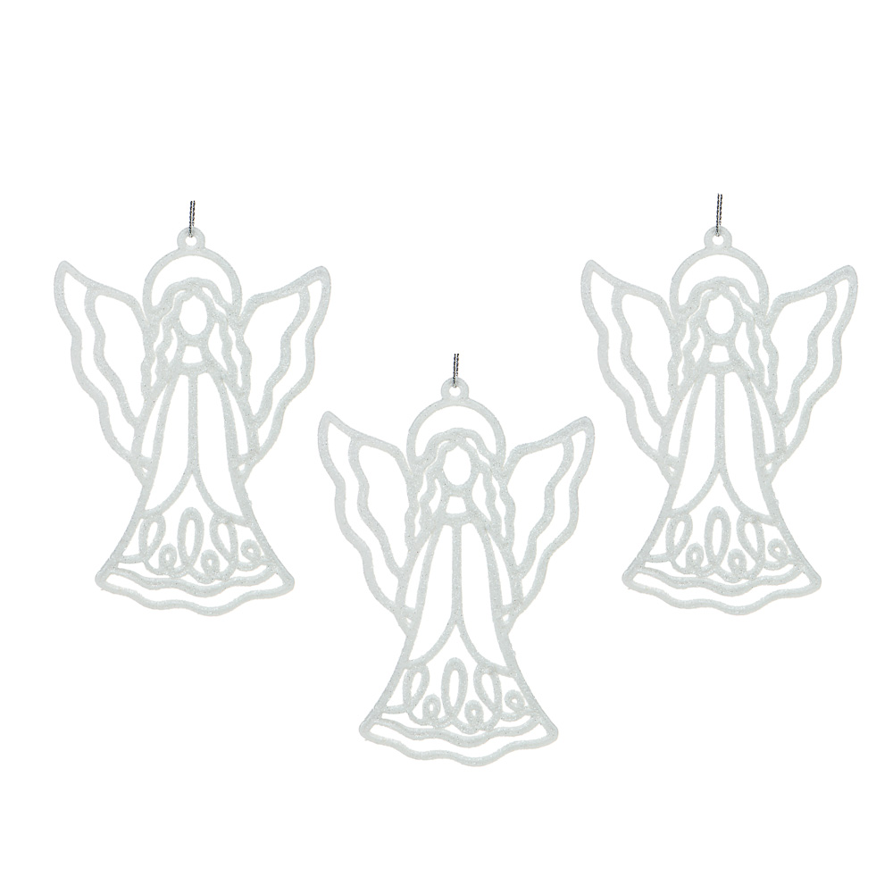 Набор украшений декоративных Сноубум "Ангелочки", 3 шт - #1